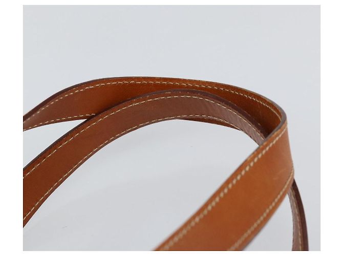 Céline CELINE Macadam Canvas Hand Bag PVC Leather Brown - vista 8