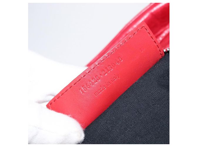 BALENCIAGA Hand Bag Leather Red Silver - vista 12