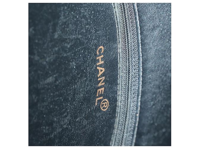 CHANEL COCO Mark Chain Shoulder Bag Lamb Skin Black Gold CC - vista 17
