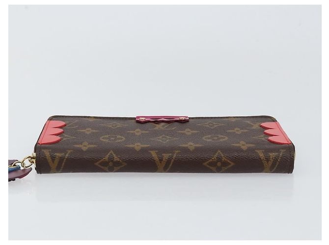 LOUIS VUITTON Monogram Totem Zippy Wallet Purple Red blue M61364 LV - vista 6