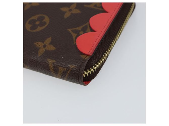 LOUIS VUITTON Monogram Totem Zippy Wallet Purple Red blue M61364 LV - vista 7