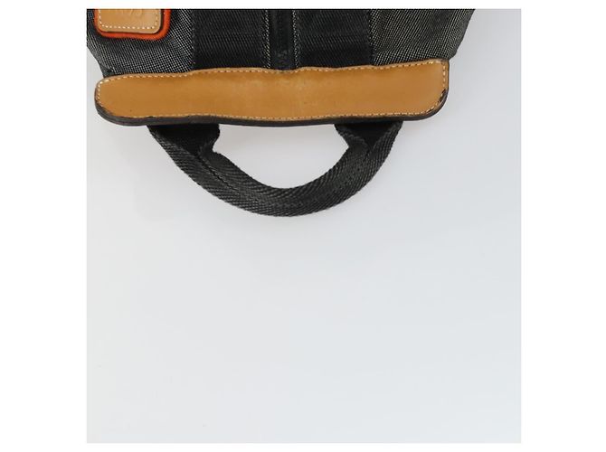 LOEWE Eye Nature Convertible Backpack Canvas Leather Gray Silver - vista 7