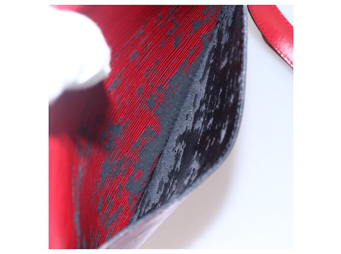 LOUIS VUITTON Epi Saint Cloud GM Shoulder Bag Red M52197 LV - vista 10