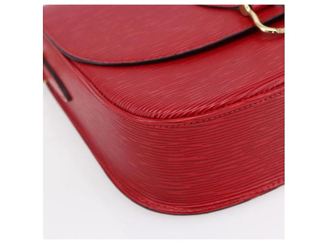 LOUIS VUITTON Epi Saint Cloud GM Shoulder Bag Red M52197 LV - vista 16