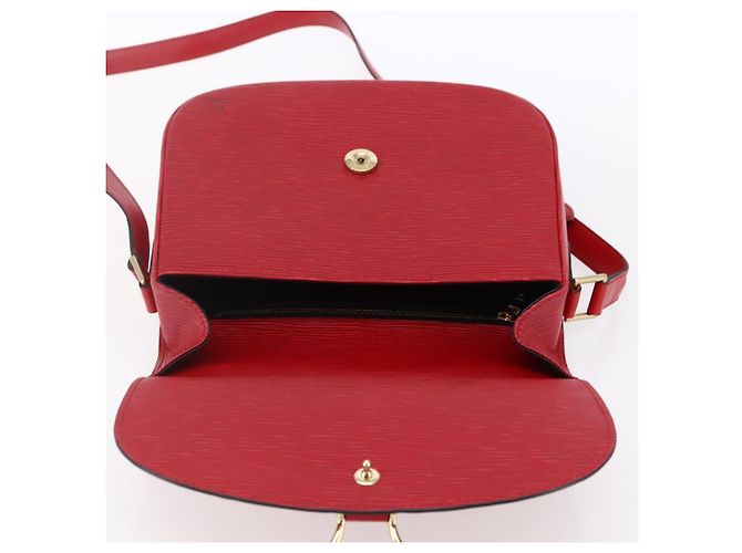 LOUIS VUITTON Epi Saint Cloud GM Shoulder Bag Red M52197 LV - vista 20