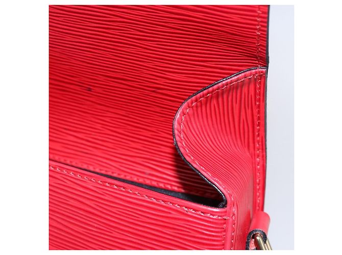 LOUIS VUITTON Epi Saint Cloud GM Shoulder Bag Red M52197 LV - vista 21