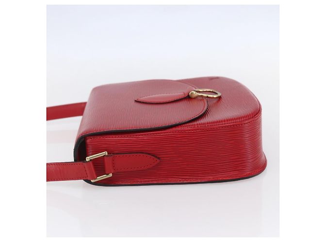 LOUIS VUITTON Epi Saint Cloud GM Shoulder Bag Red M52197 LV - vista 3