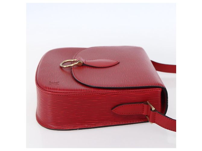 LOUIS VUITTON Epi Saint Cloud GM Shoulder Bag Red M52197 LV - vista 4