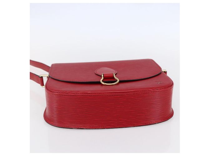LOUIS VUITTON Epi Saint Cloud GM Shoulder Bag Red M52197 LV - vista 5