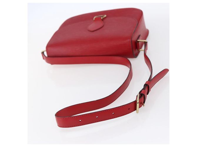 LOUIS VUITTON Epi Saint Cloud GM Shoulder Bag Red M52197 LV - vista 7