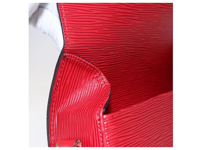 LOUIS VUITTON Epi Saint Cloud GM Shoulder Bag Red M52197 LV - vista 8
