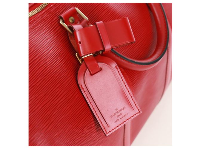 LOUIS VUITTON Epi Keepall 50 Boston Bag Red M42967 LV - Ansicht 19