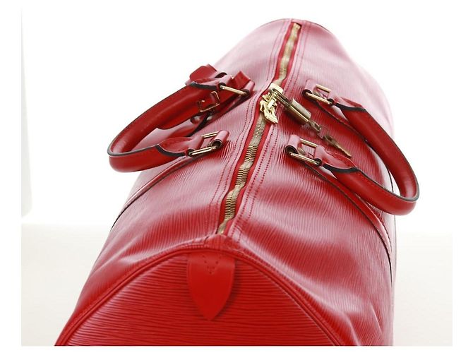 LOUIS VUITTON Epi Keepall 50 Boston Bag Red M42967 LV - Ansicht 6