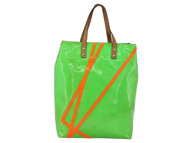 LOUIS VUITTON Monogram Vernis Fluo Reade MM Tote Bag Veil M91901 LV - Ansicht 2