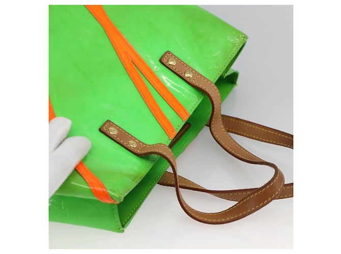 LOUIS VUITTON Monogram Vernis Fluo Reade MM Tote Bag Veil M91901 LV - Ansicht 6