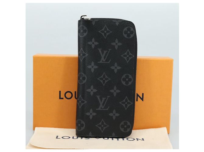 LOUIS VUITTON Monogram Eclipse Zippy Wallet Vertical Wallet M62295 - vista 12