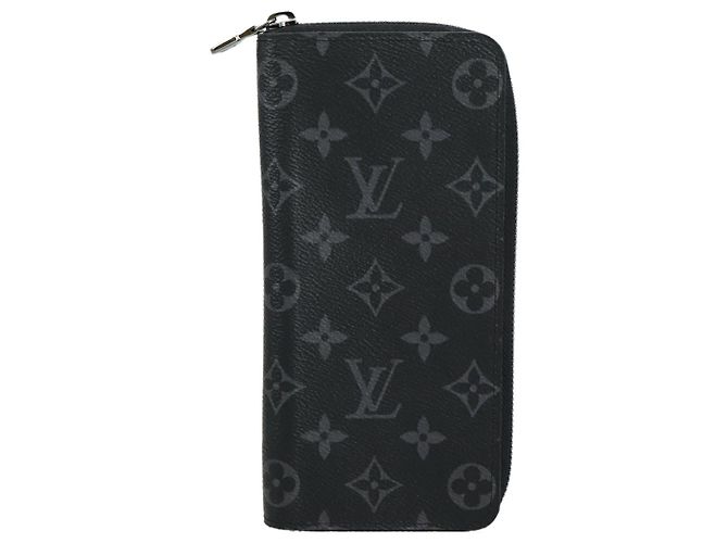 LOUIS VUITTON Monogram Eclipse Zippy Wallet Vertical Wallet M62295 - vista 13