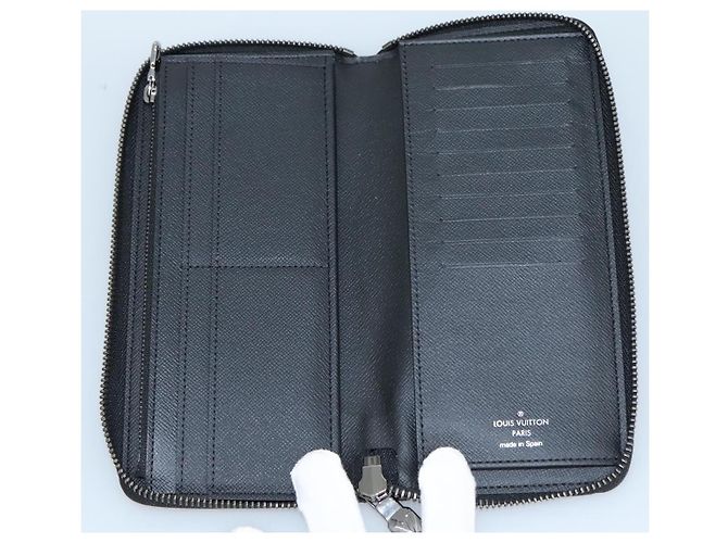 LOUIS VUITTON Monogram Eclipse Zippy Wallet Vertical Wallet M62295 - vista 9