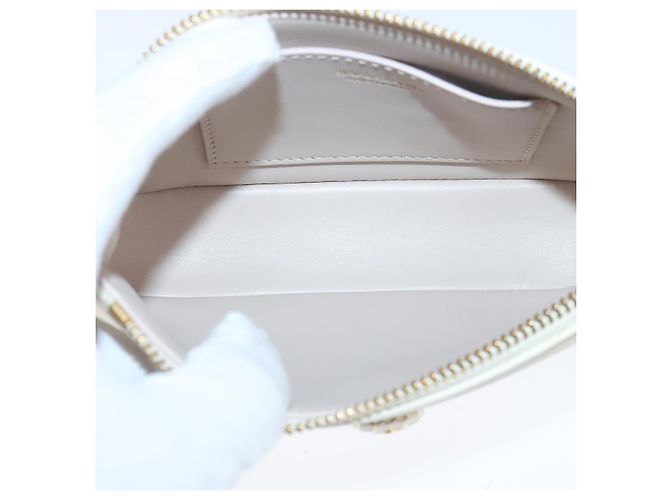 Bulgari BVLGARI Serpenti Accessory Pouch Leather White Gold - vista 10