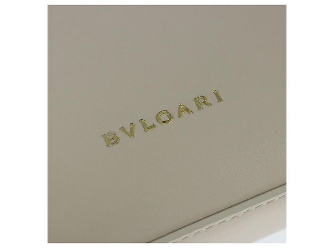 Bulgari BVLGARI Serpenti Accessory Pouch Leather White Gold - vista 18
