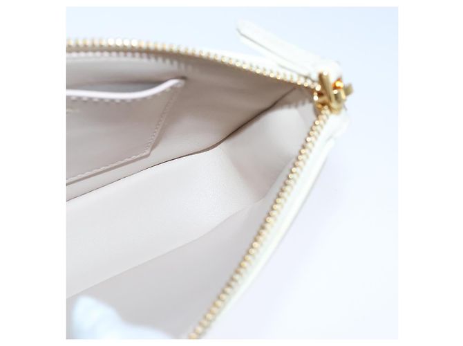 Bulgari BVLGARI Serpenti Accessory Pouch Leather White Gold - vista 21