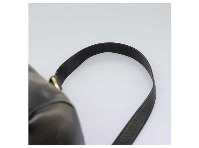 CHANEL Schultertasche aus Lammleder Schwarz CC - Ansicht 15
