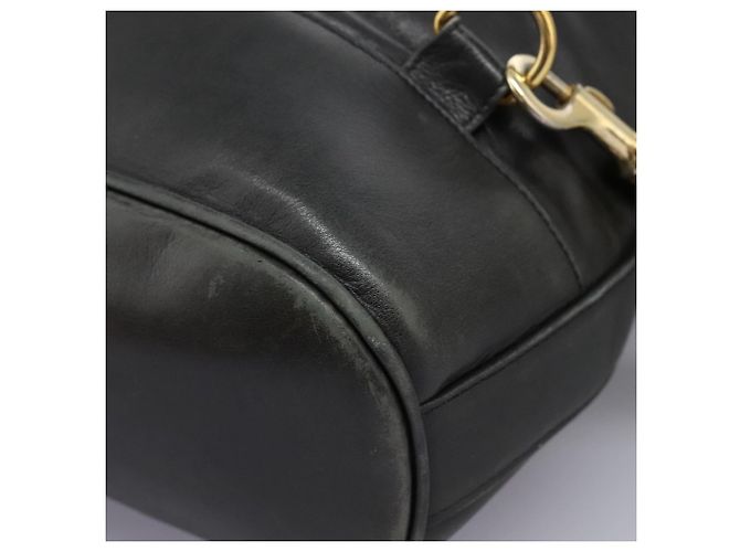 CHANEL Schultertasche aus Lammleder Schwarz CC - Ansicht 18