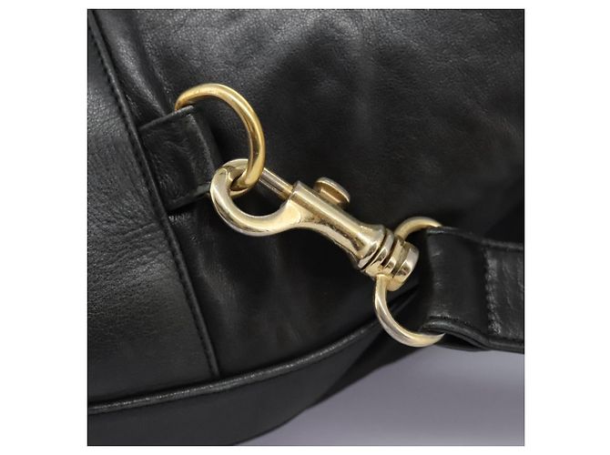 CHANEL Schultertasche aus Lammleder Schwarz CC - Ansicht 19