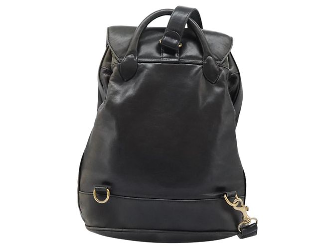 CHANEL Schultertasche aus Lammleder Schwarz CC - Ansicht 2