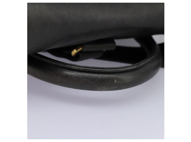 CHANEL Schultertasche aus Lammleder Schwarz CC - Ansicht 7