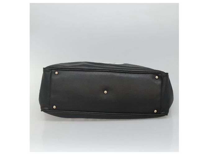 CHANEL Camelia Tote Bag Lamb Skin Black CC - Ansicht 9