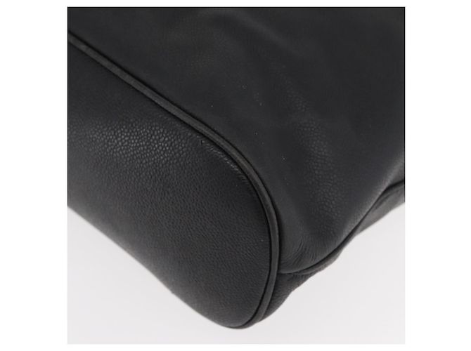 CHANEL COCO Mark Chain Tote Bag Caviar Skin Black CC - vista 16