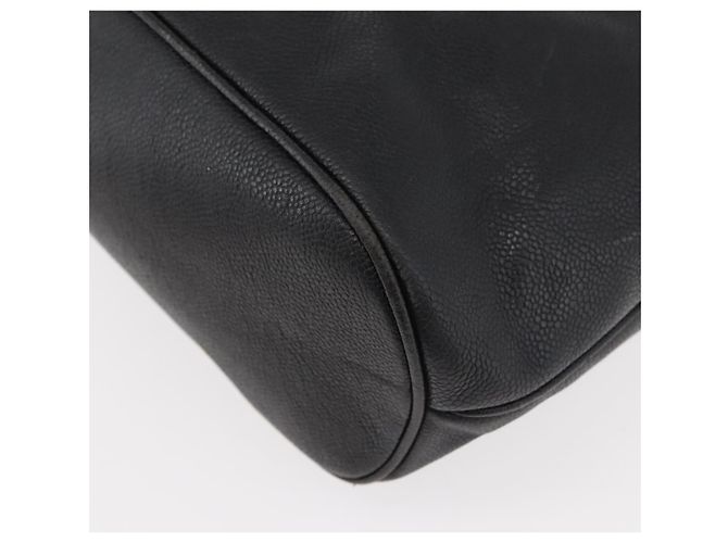 CHANEL COCO Mark Chain Tote Bag Caviar Skin Black CC - vista 17