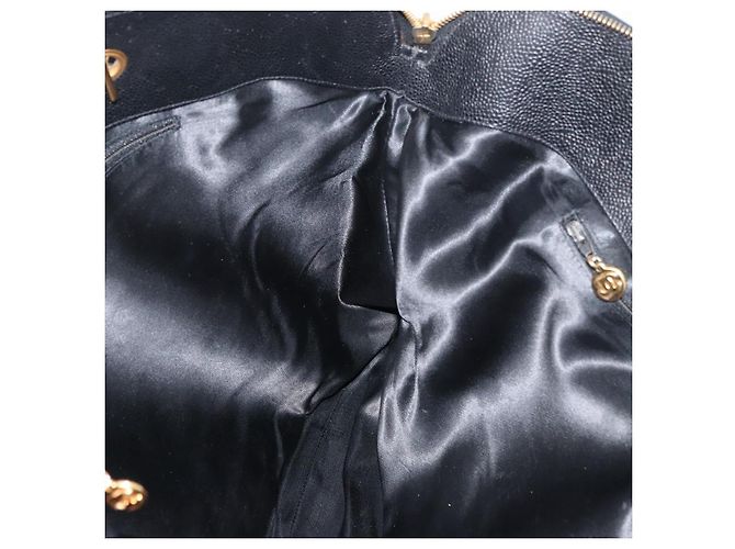 CHANEL COCO Mark Chain Tote Bag Caviar Skin Black CC - vista 20