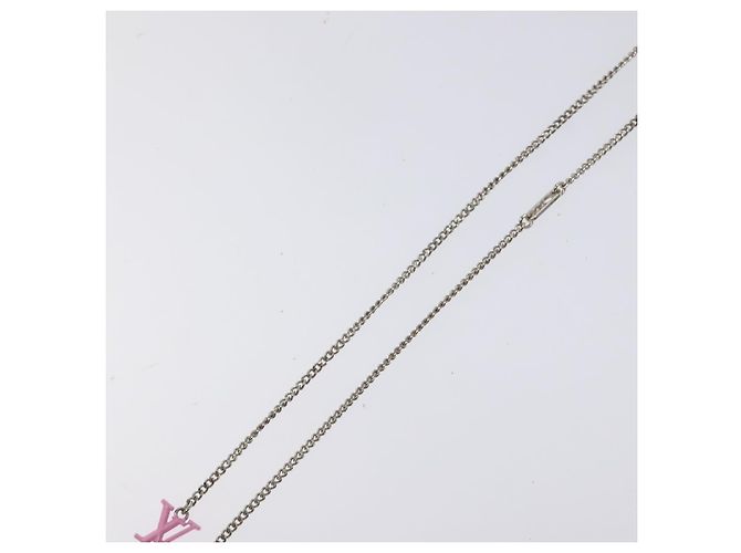 LOUIS VUITTON Collier LV Crazy Animals Frog Silver MP3390 - vue 5
