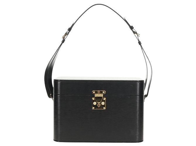 LOUIS VUITTON Vanity Epi Shoulder Bag Black LV - vista 13