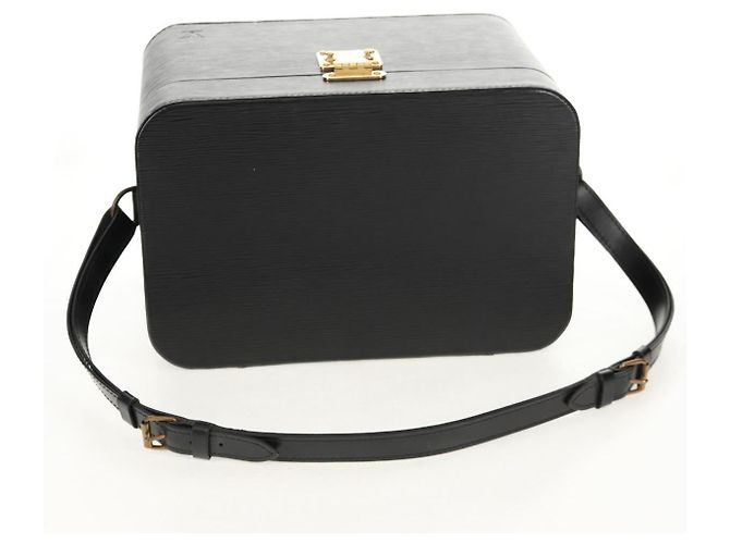 LOUIS VUITTON Vanity Epi Shoulder Bag Black LV - vista 7