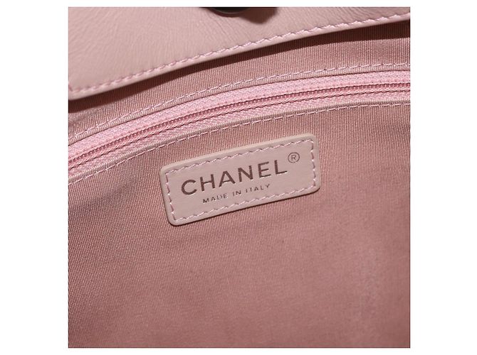CHANEL Matelasse Tote Bag Leather 2way Pink Silver CC - vista 20