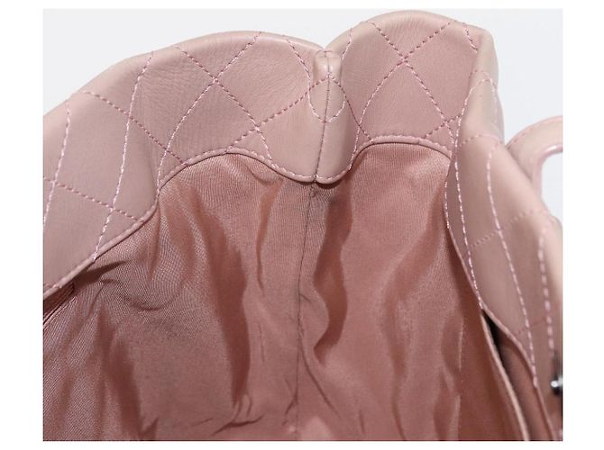 CHANEL Matelasse Tote Bag Leather 2way Pink Silver CC - vista 21