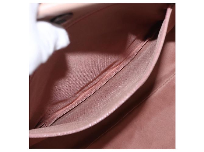 CHANEL Matelasse Tote Bag Leather 2way Pink Silver CC - vista 24