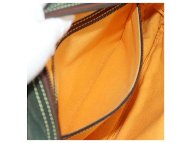 LOEWE Bolsa de Ombro Anagram Couro Camurça Castanho Dourado - vista 22