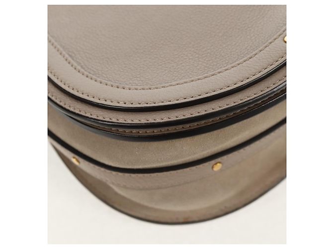 Chloé Chloe Nile Medium Bracelet Shoulder Bag Pele Bege Ouro - vista 17