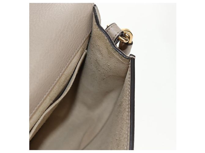 Chloé Chloe Nile Medium Bracelet Shoulder Bag Pele Bege Ouro - vista 25