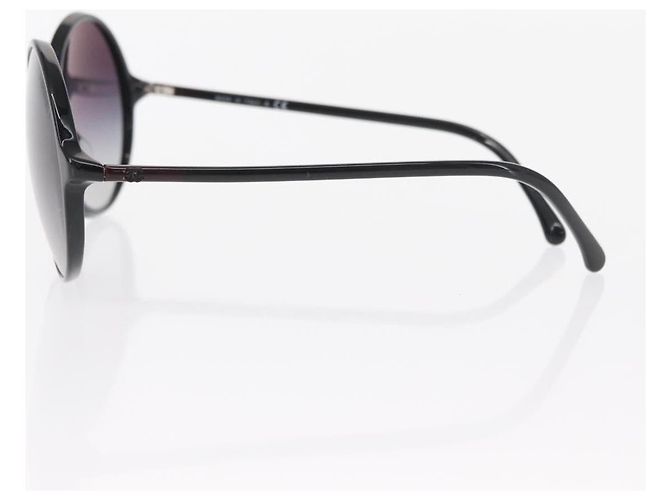 CHANEL Sunglasses plastic Black CC - vista 7