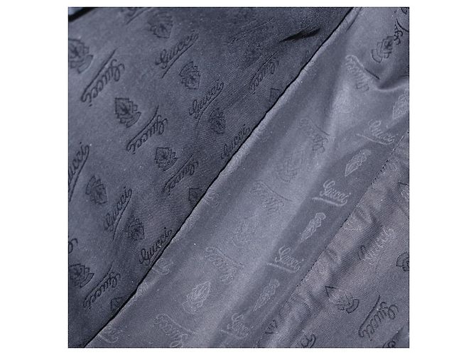 GUCCI GG Implementation Web Sherry Line Bag Black Silver 269376 - vista 11