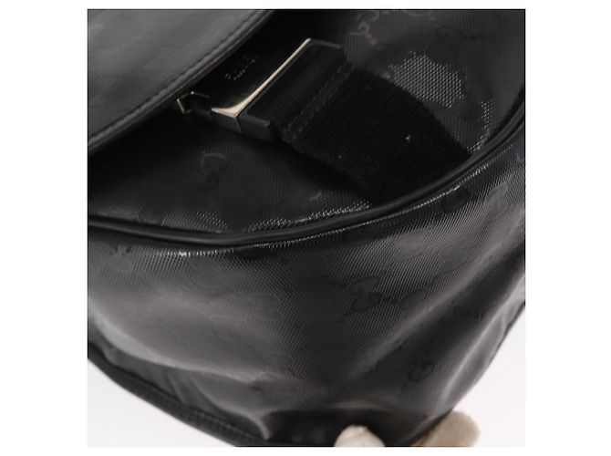 GUCCI GG Implementation Web Sherry Line Bag Black Silver 269376 - vista 14
