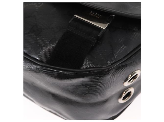GUCCI GG Implementation Web Sherry Line Bag Black Silver 269376 - vista 15