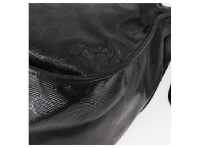 GUCCI GG Implementation Web Sherry Line Bag Black Silver 269376 - vista 17
