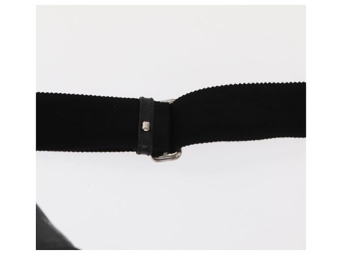 GUCCI GG Implementation Web Sherry Line Bag Black Silver 269376 - vista 8