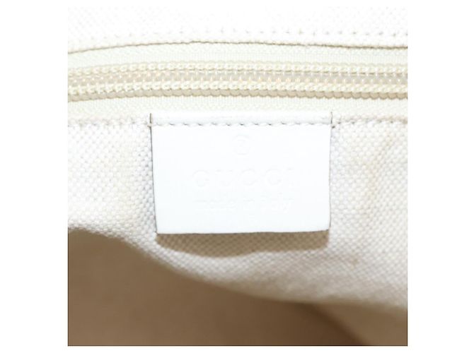 GUCCI Tote Bag Canvas Gold Green 295252 - vista 17